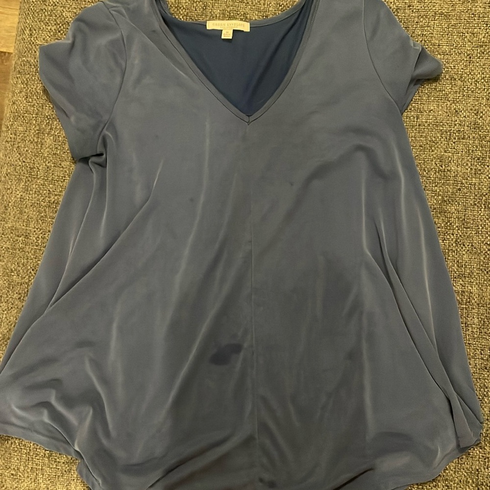 blue blouse